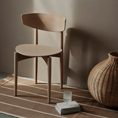 Ferm Living Herman Dining Chair Wood Frame lifestyle image. Shop online at someday designs. #colour_white-oiled-beech