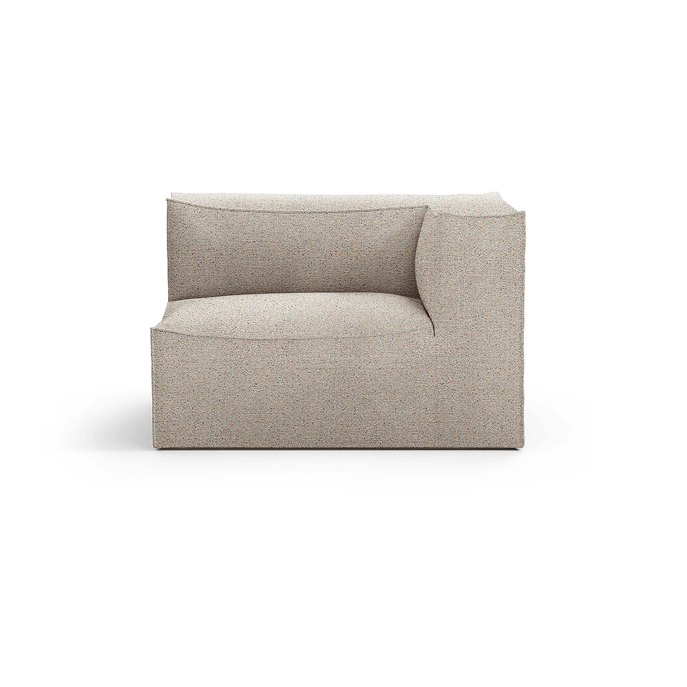 ferm LIVING Catena Modular sofas S401. Made-to-order at someday designs. #colour_light-grey-confetti-boucle