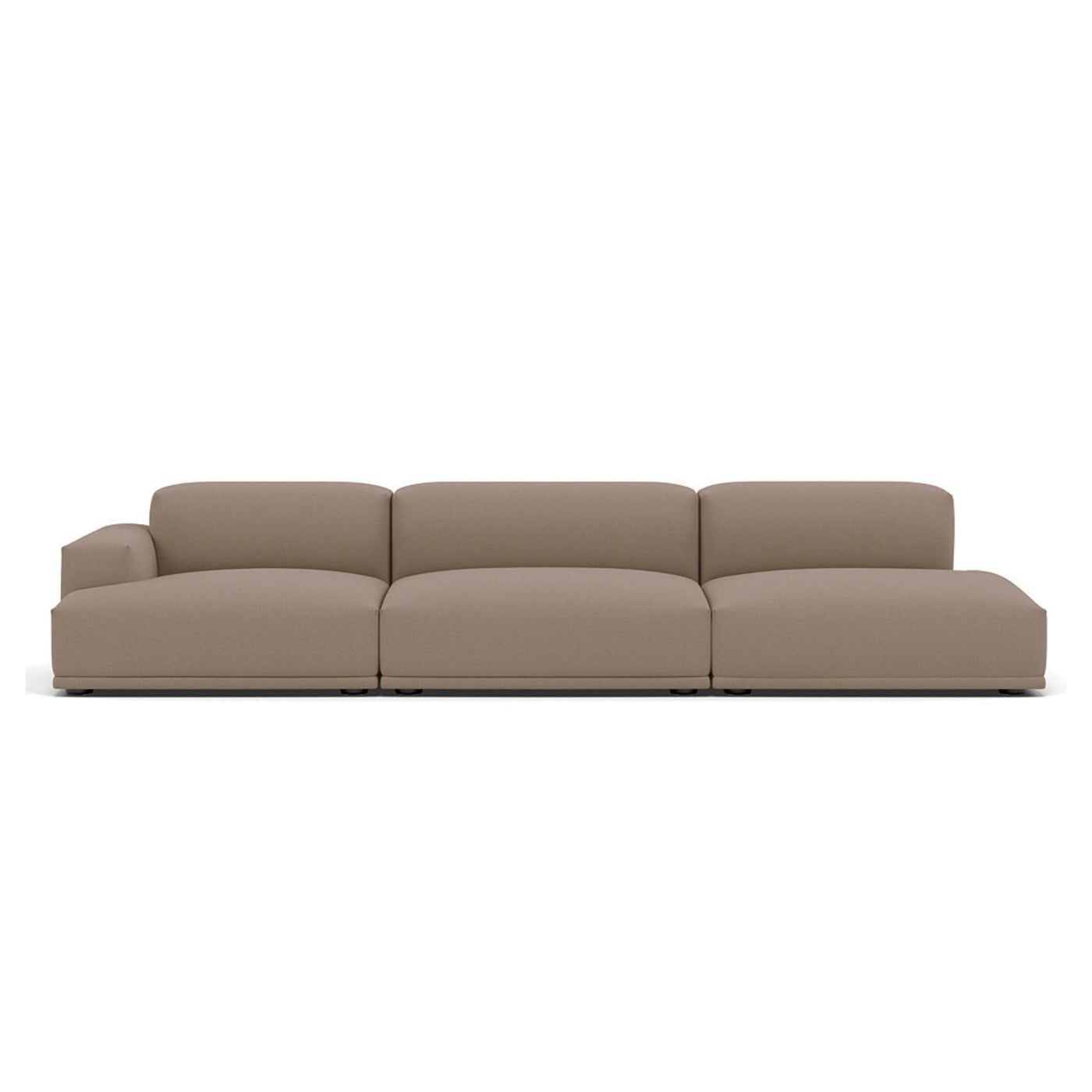 Muuto Connect modular sofa 3 seater in configuration 2. Made to order from someday designs. #colour_steelcut-trio-426