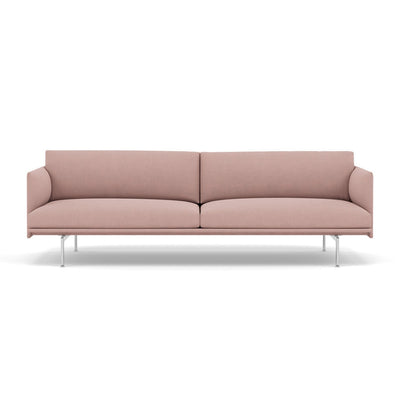 Muuto Outline Studio Sofa 220 in fiord 551 and polished aluminium legs. Made to order from someday designs. #colour_fiord-551