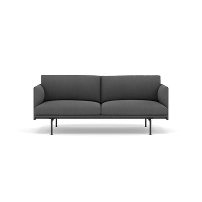 Muuto Outline Studio Sofa 170 in remix 163 and black legs. Made to order from someday designs. #colour_remix-163