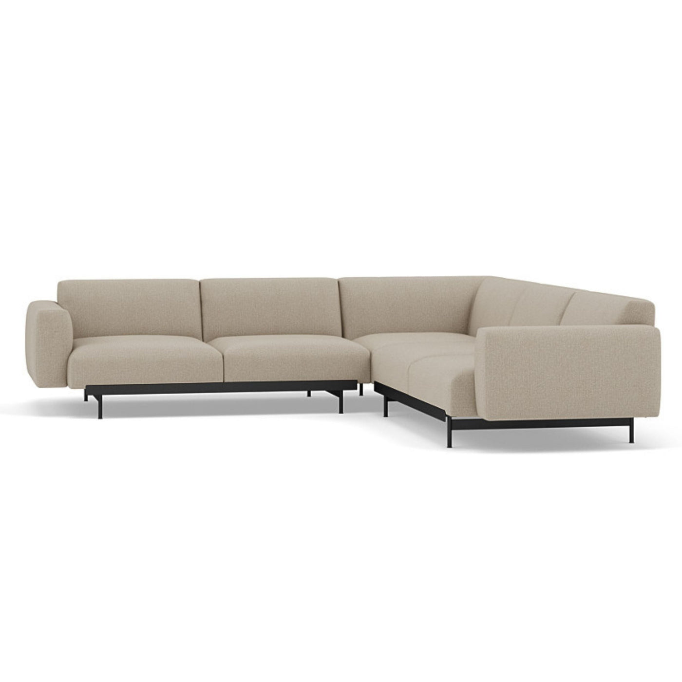 Muuto In Situ corner sofa, configuration 1. Made to order from someday designs. #colour_clay-10