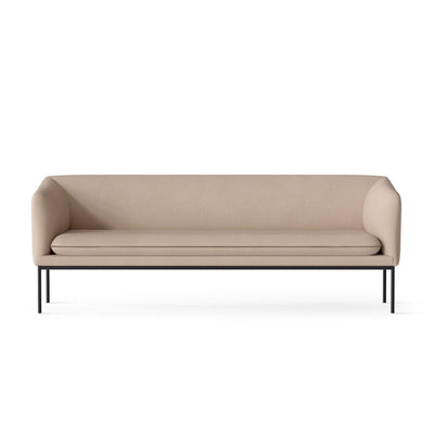 ferm living turn 3 seater cotton sofa in dark grey. Available from someday designs. #colour_hallingdal-220