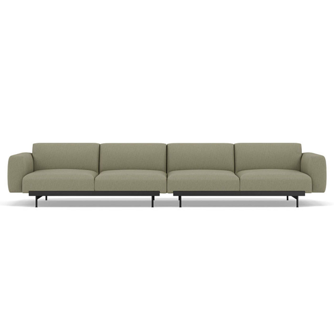 Muuto In Situ Modular 4 Seater Sofa configuration 1 in clay 15. Made to order from someday designs. #colour_clay-15