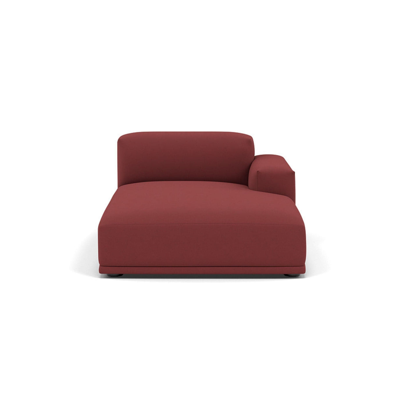 Muuto Connect Modular Sofa System, module k, right armrest lounge. Available from someday designs. #colour_rime-591