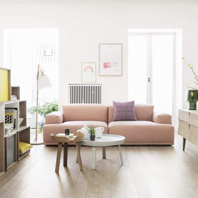 Muuto Connect modular sofa 3 seater. Made to order from someday designs. #colour_steelcut-trio-515