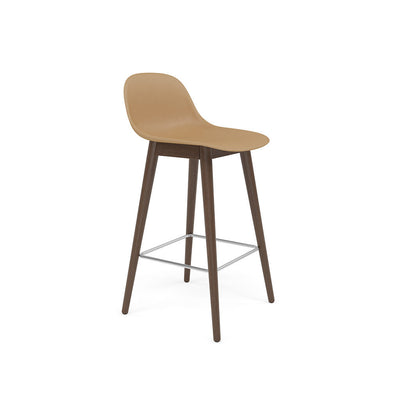 fiber counter stool | wood base