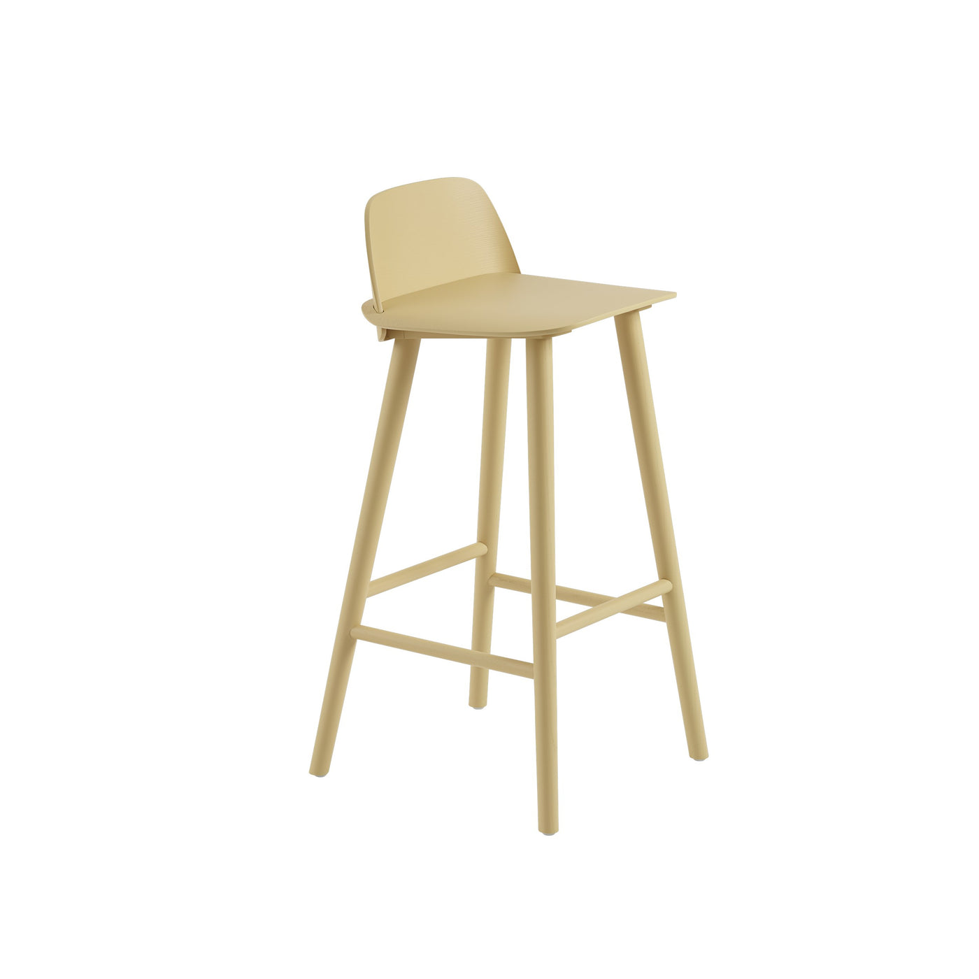 Muuto Nerd Bar stool. Shop online at someday designs. #colour_sand-yellow