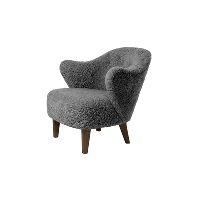 by Lassen Ingeborg Chair with natural oak legs. #colour_sheepskin-anthracite