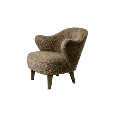by Lassen Ingeborg Chair with smoked oak legs. #colour_sheepskin-sahara