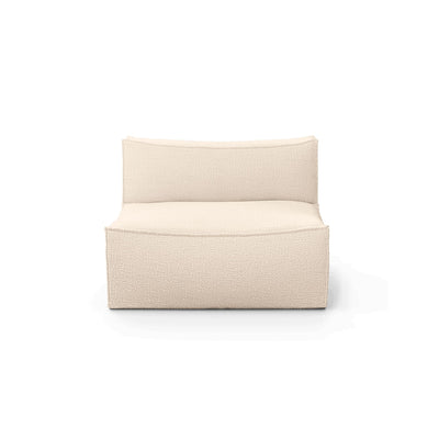 Ferm Living Catena Modular Series. Shop online at someday designs. Center module L100 in #colour_off-white-wool-boucle