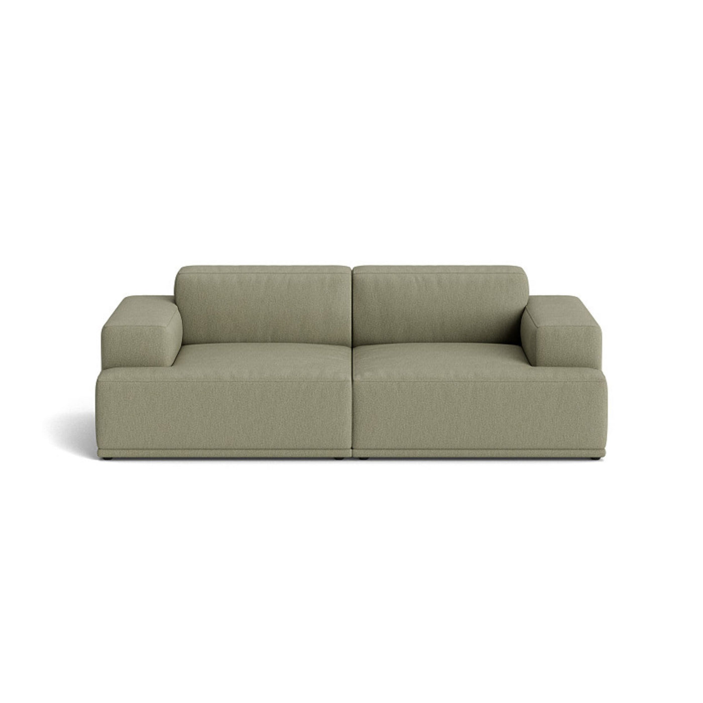Muuto Connect Soft Modular 2 Seater Sofa, configuration 1. made-to-order from someday designs. #colour_clay-15