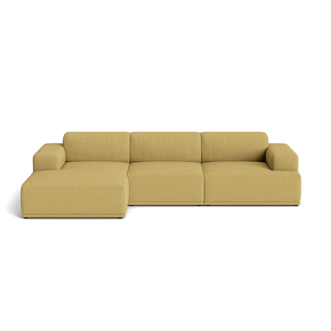 Muuto Connect Soft Modular 3 Seater Sofa, configuration 3. Made-to-order from someday designs. #colour_hallingdal-407