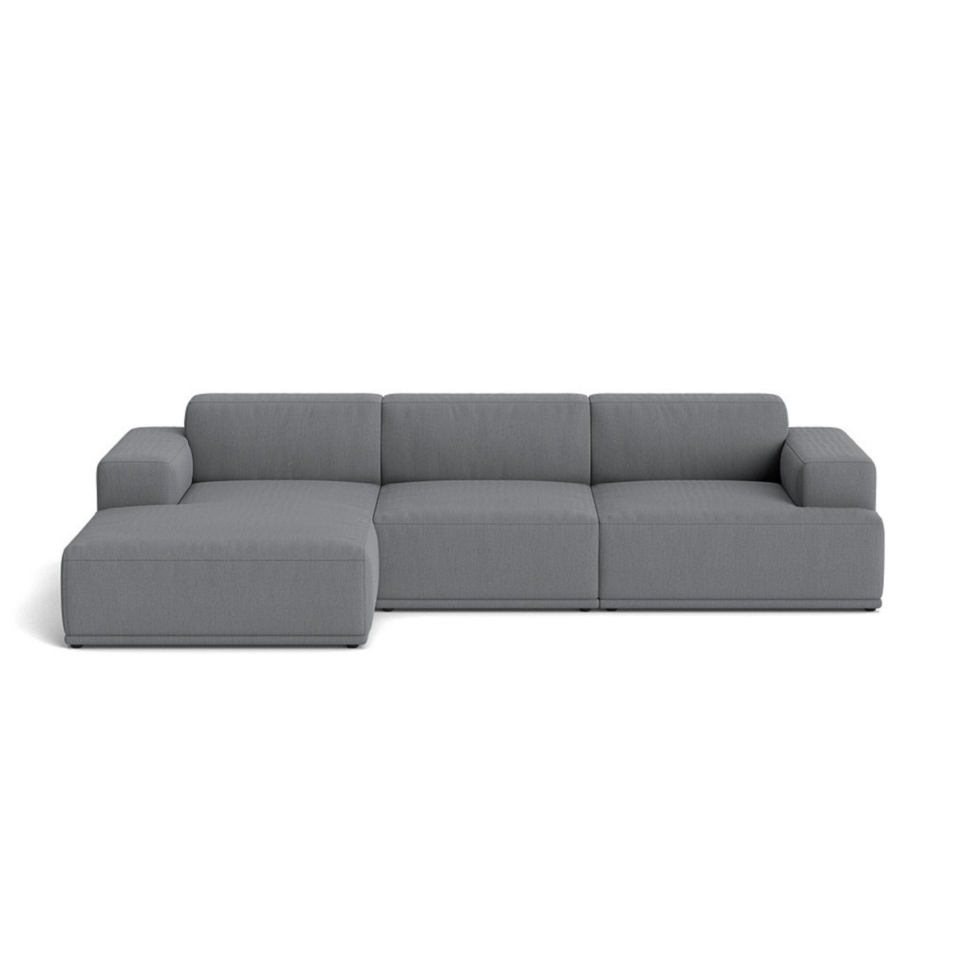 Muuto Connect Soft Modular 3 Seater Sofa, configuration 2. Made-to-order from someday designs. #colour_re-wool-158