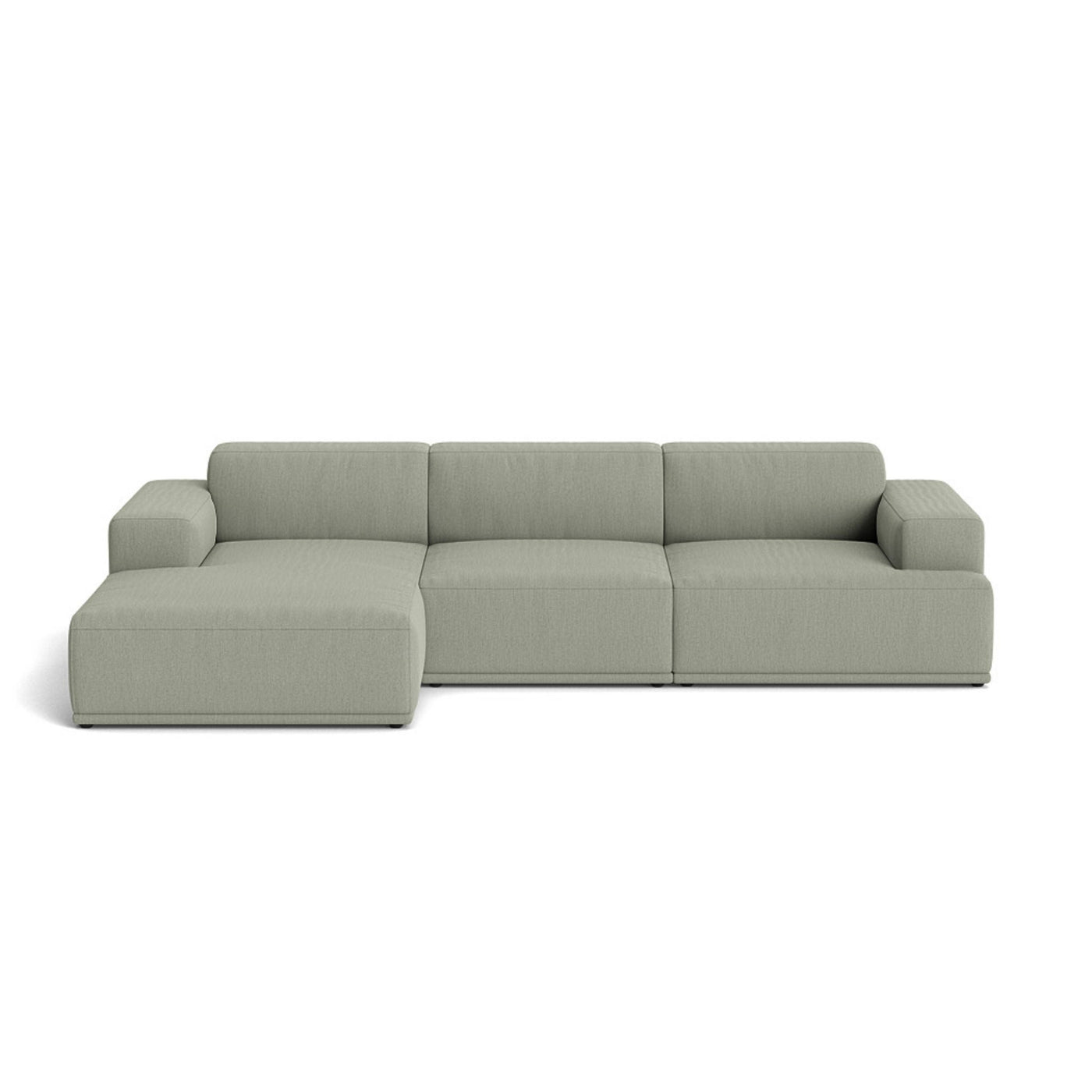 Muuto Connect Soft Modular 3 Seater Sofa, configuration 2. Made-to-order from someday designs. #colour_re-wool-408