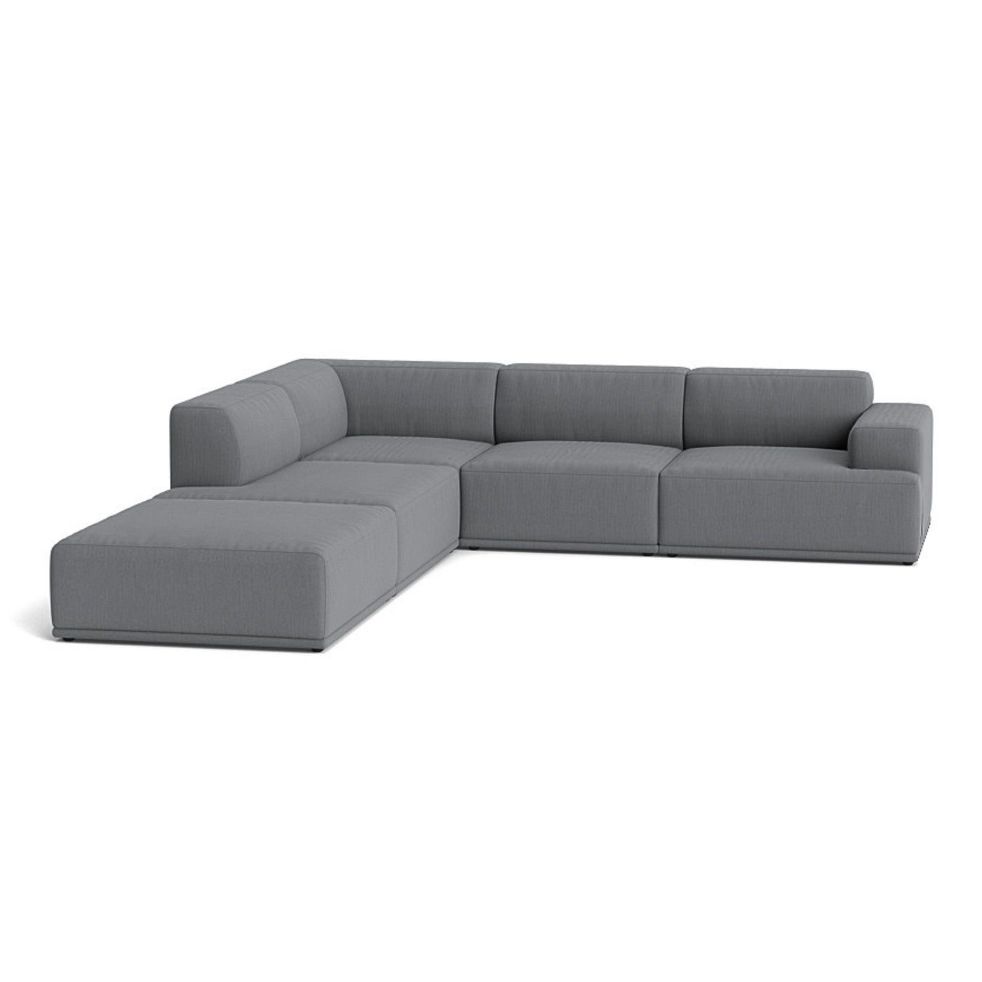 Muuto Connect Soft Modular Corner Sofa, configuration 1. Made-to-order from someday designs. #colour_re-wool-158