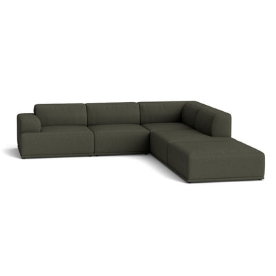 Muuto Connect Soft Modular Corner Sofa, configuration 2. Made-to-order from someday designs. #colour_clay-14
