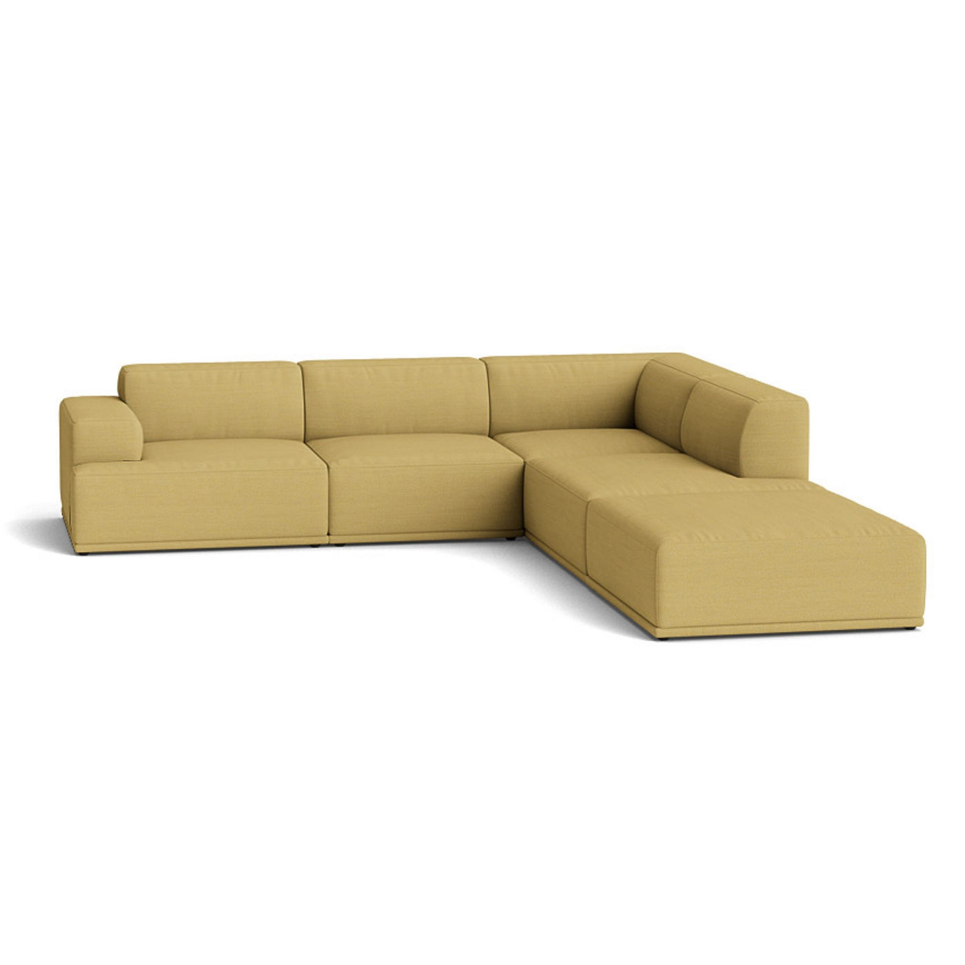 Muuto Connect Soft Modular Corner Sofa, configuration 2. Made-to-order from someday designs. #colour_hallingdal-407