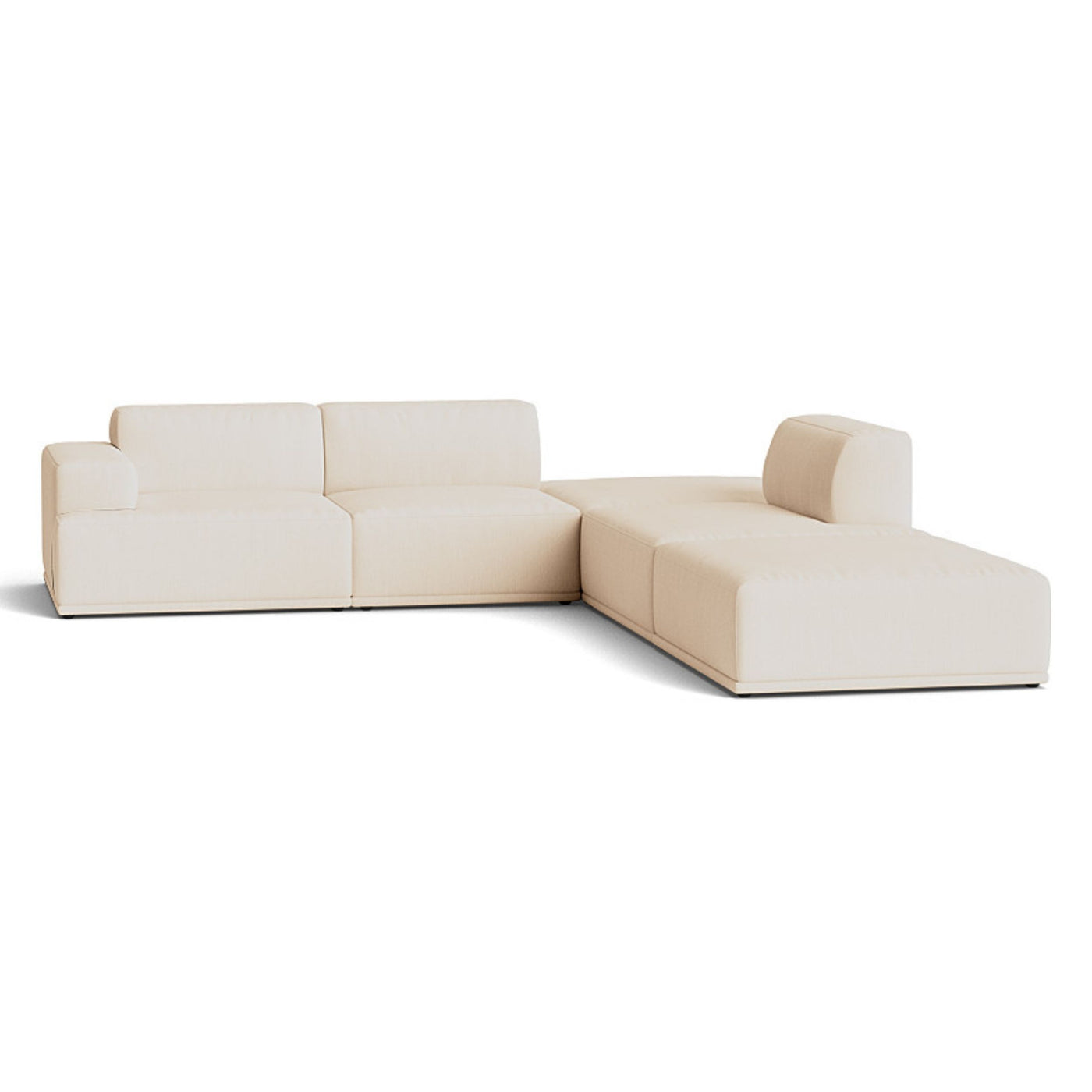 Muuto Connect Soft Modular Corner Sofa, configuration 3. made-to-order from someday designs. #colour_balder-612