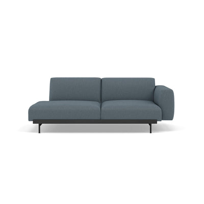 Muuto In Situ Modular 2 Seater Sofa, configuration 2 in clay 1 fabric. Made to order from someday designs #colour_clay-1-blue