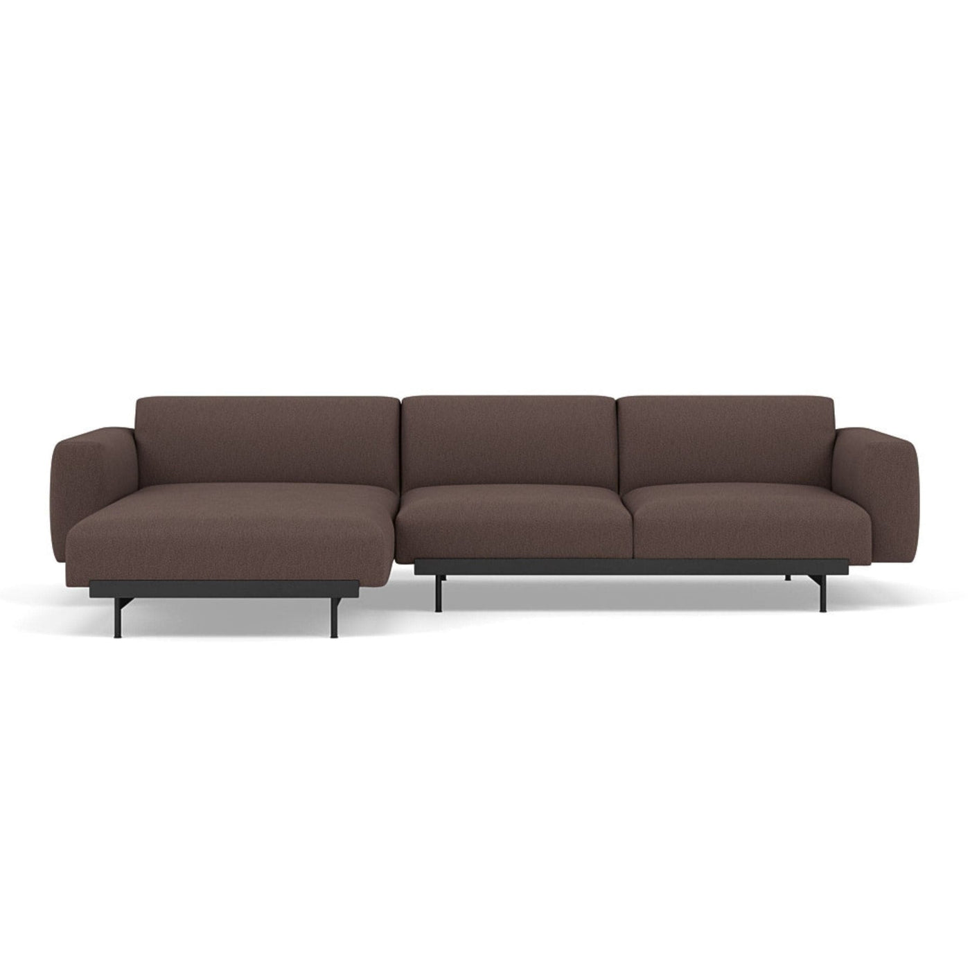 Muuto In Situ Sofa 3 seater configuration 7 in clay 6 fabric. Made to order at someday designs. #colour_clay-6-red-brown