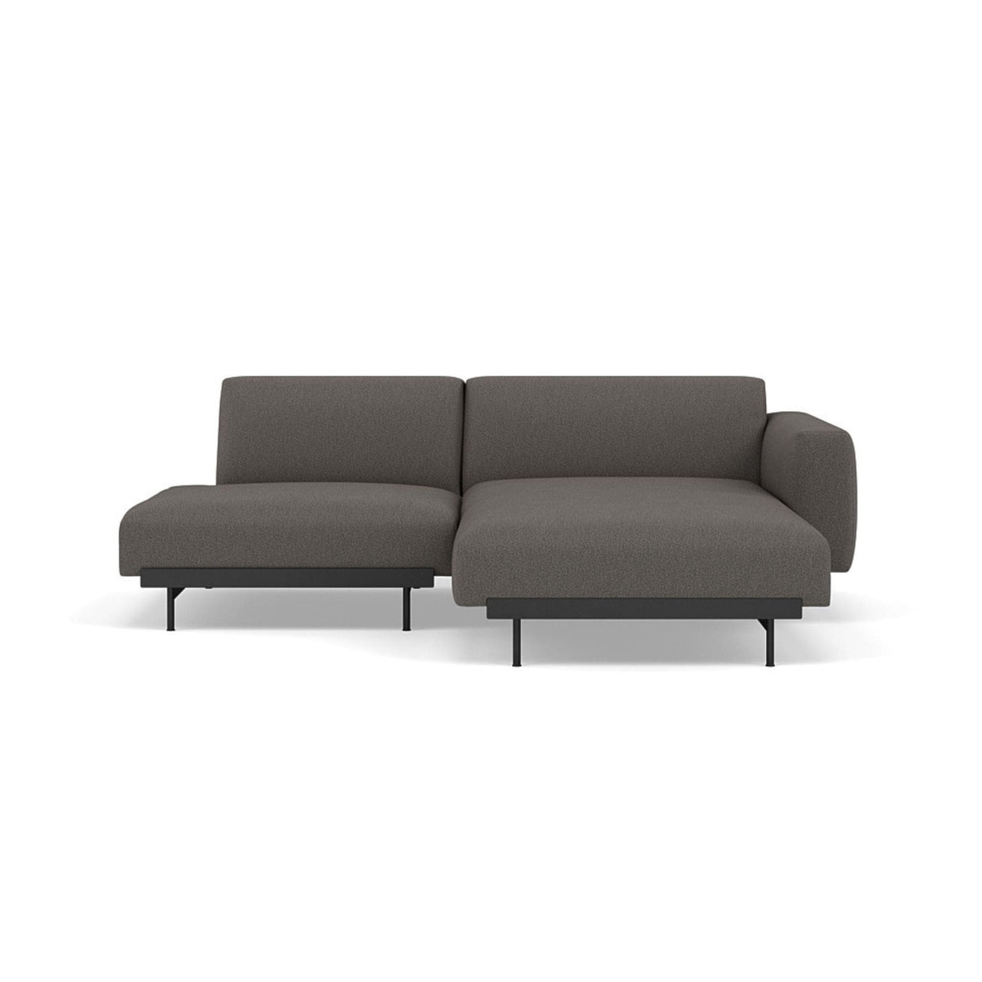 Muuto In Situ Modular 2 Seater Sofa, configuration 7 in clay 1 fabric. Made to order from someday designs #colour_clay-9