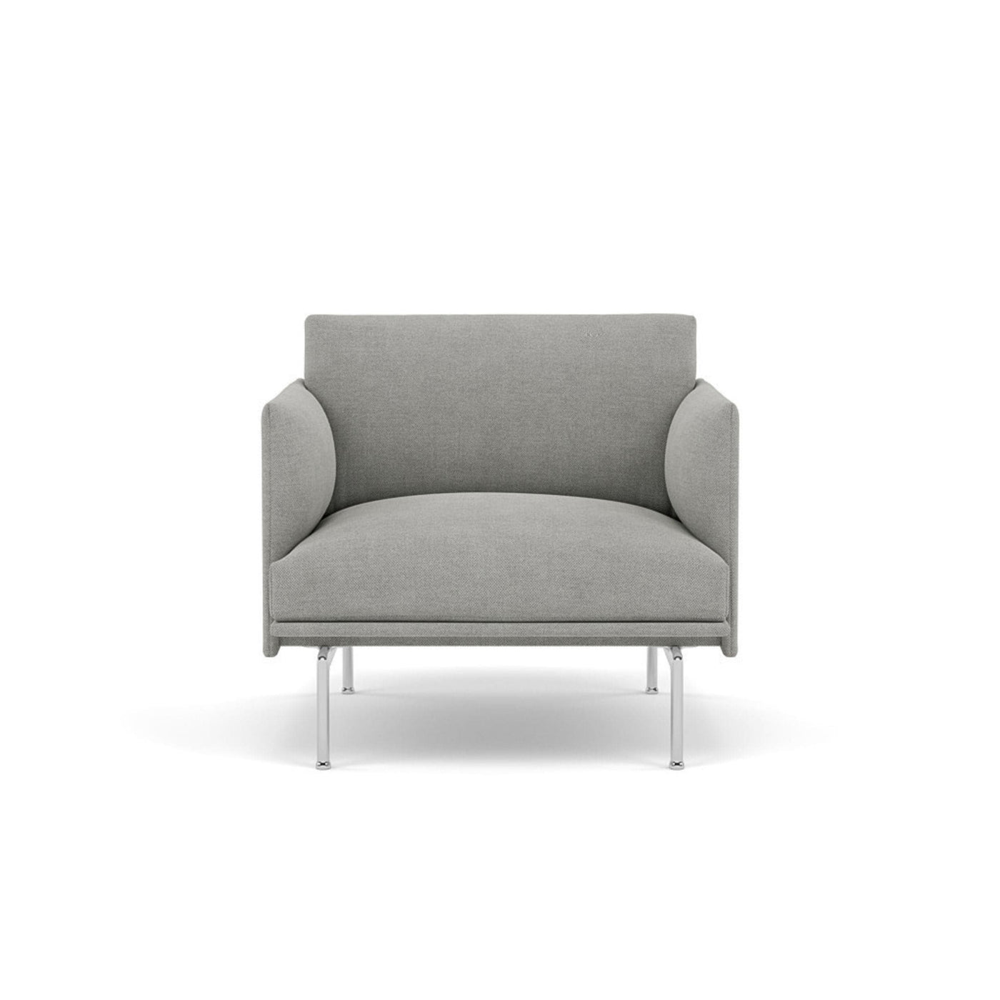 muuto outline studio chair in fiord 151 and polished aluminium legs. Available at someday designs. #colour_fiord-151