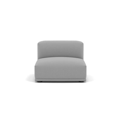 Muuto Connect Modular Sofa System, module d, short centre, steelcut trio 133 fabric. Available from someday designs. #colour_steelcut-trio-133