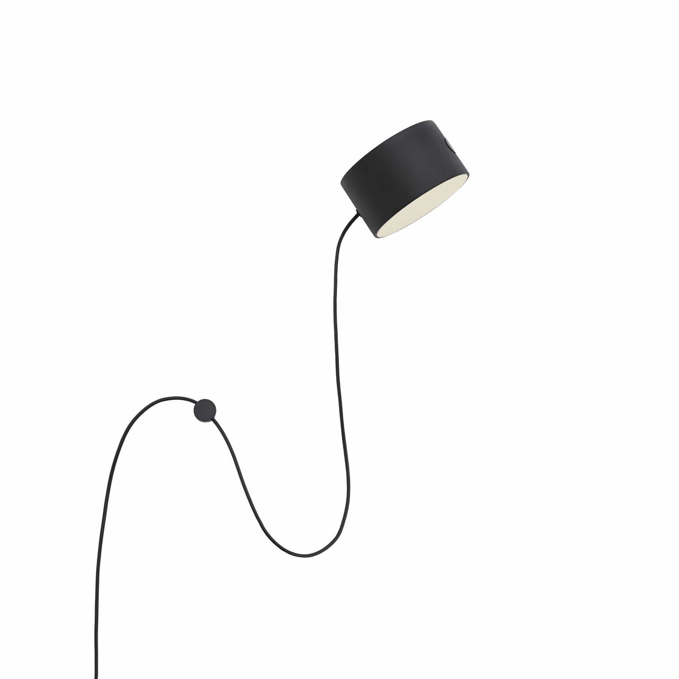 Muuto Post Wall Lamp in black, available from someday designs #colour_black