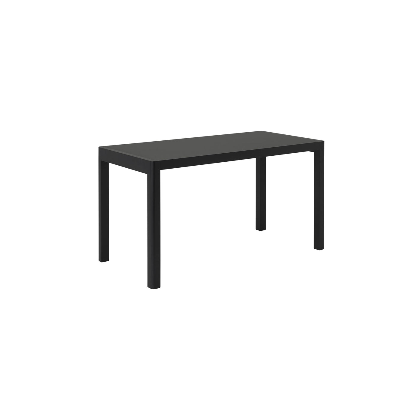 Muuto Workshop Table in black lino/black. Shop online at someday designs. #size_65x130
