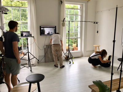 behind the scenes | photoshoot