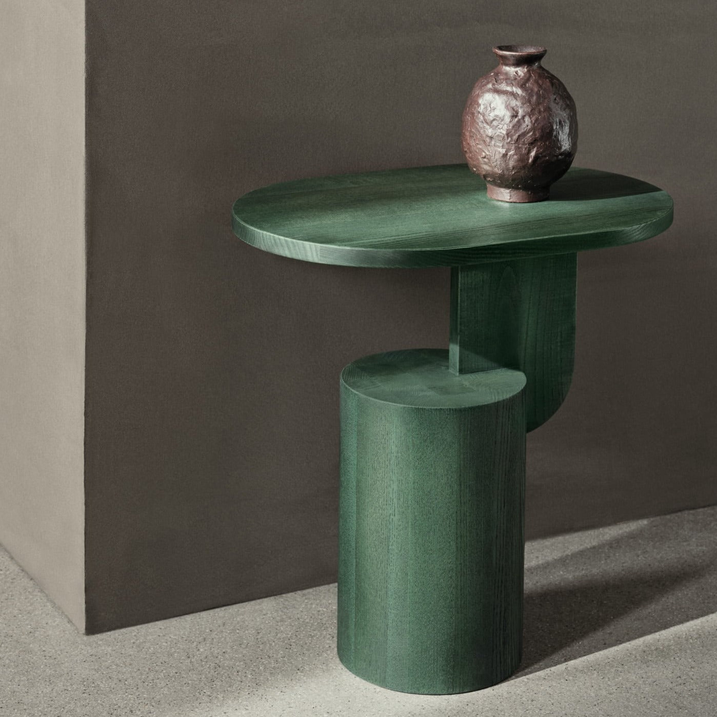 ferm living insert table Myrtle Green Stained lifestyle image | available from someday designs. #colour_myrtle-green-stained