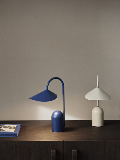 Arum Portable Table Lamp Bright Blue #colour_bright-blue