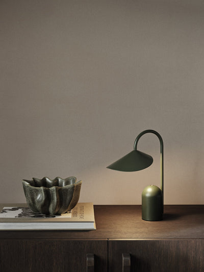 Arum Portable Table Lamp Grass Green #colour_grass-green