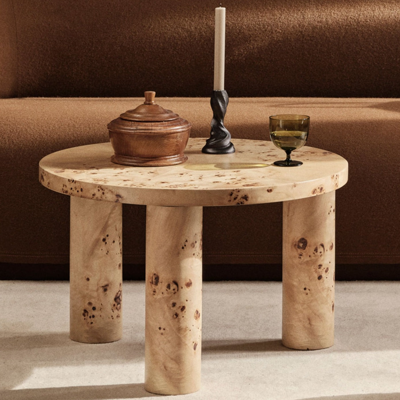 post coffee table by ferm LIVING | natural