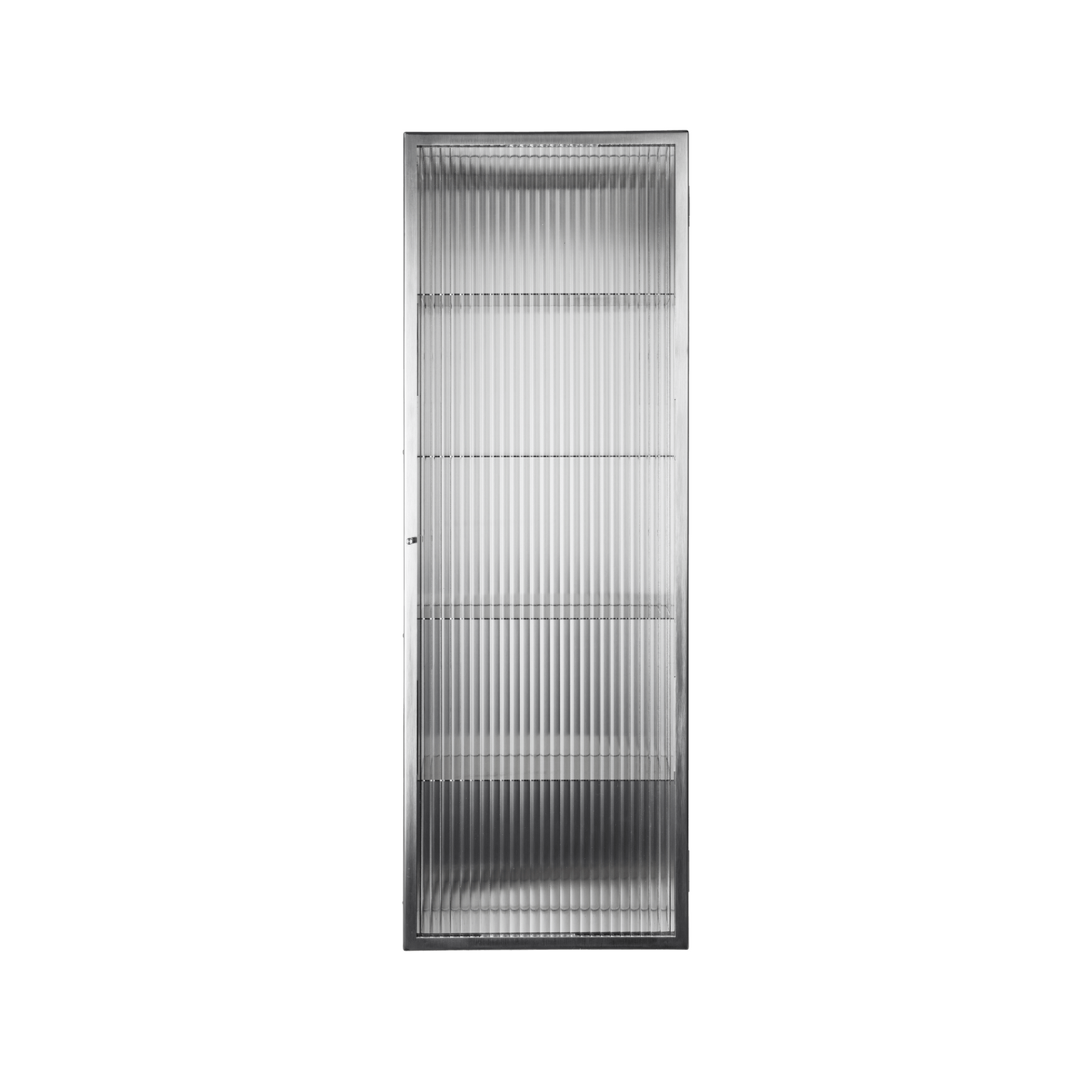 Ferm Living Haze Wall Cabinet in 35x100. Shop now at someday designs. #colour_brushed-stainless-steel
