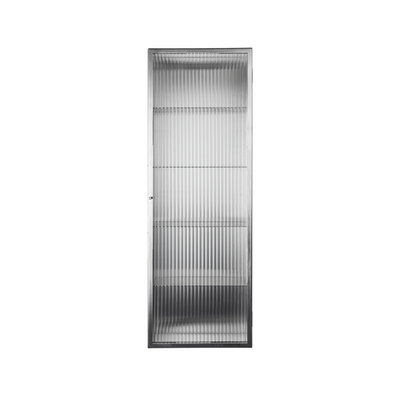 Ferm Living Haze Wall Cabinet in 35x100. Shop now at someday designs. #colour_brushed-stainless-steel