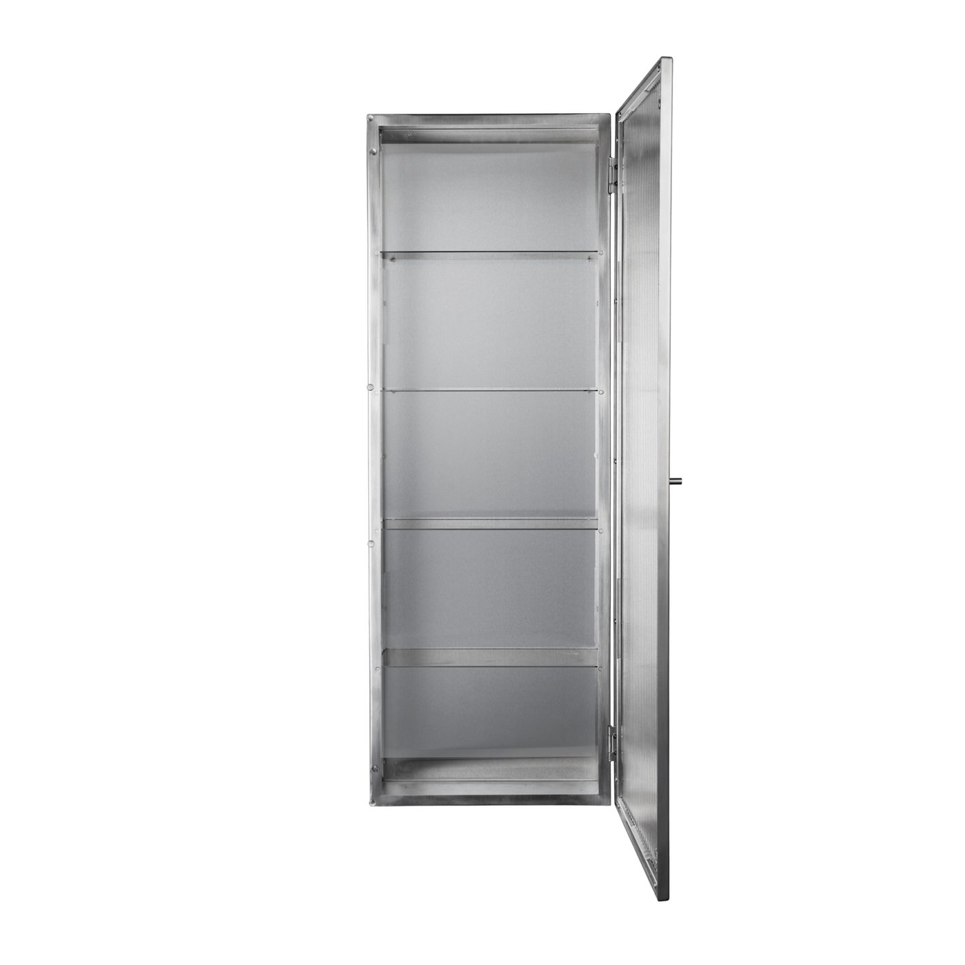 Ferm Living Haze Wall Cabinet in 35x100. Shop now at someday designs. #colour_brushed-stainless-steel