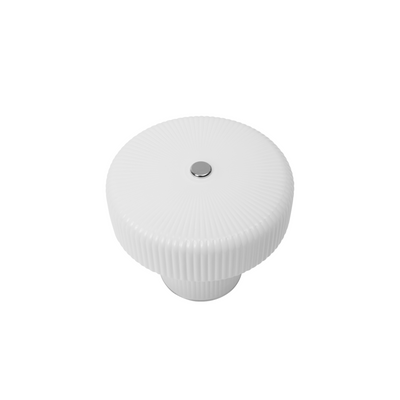 Ferm LIVING Ripple Portable Lamp in White.