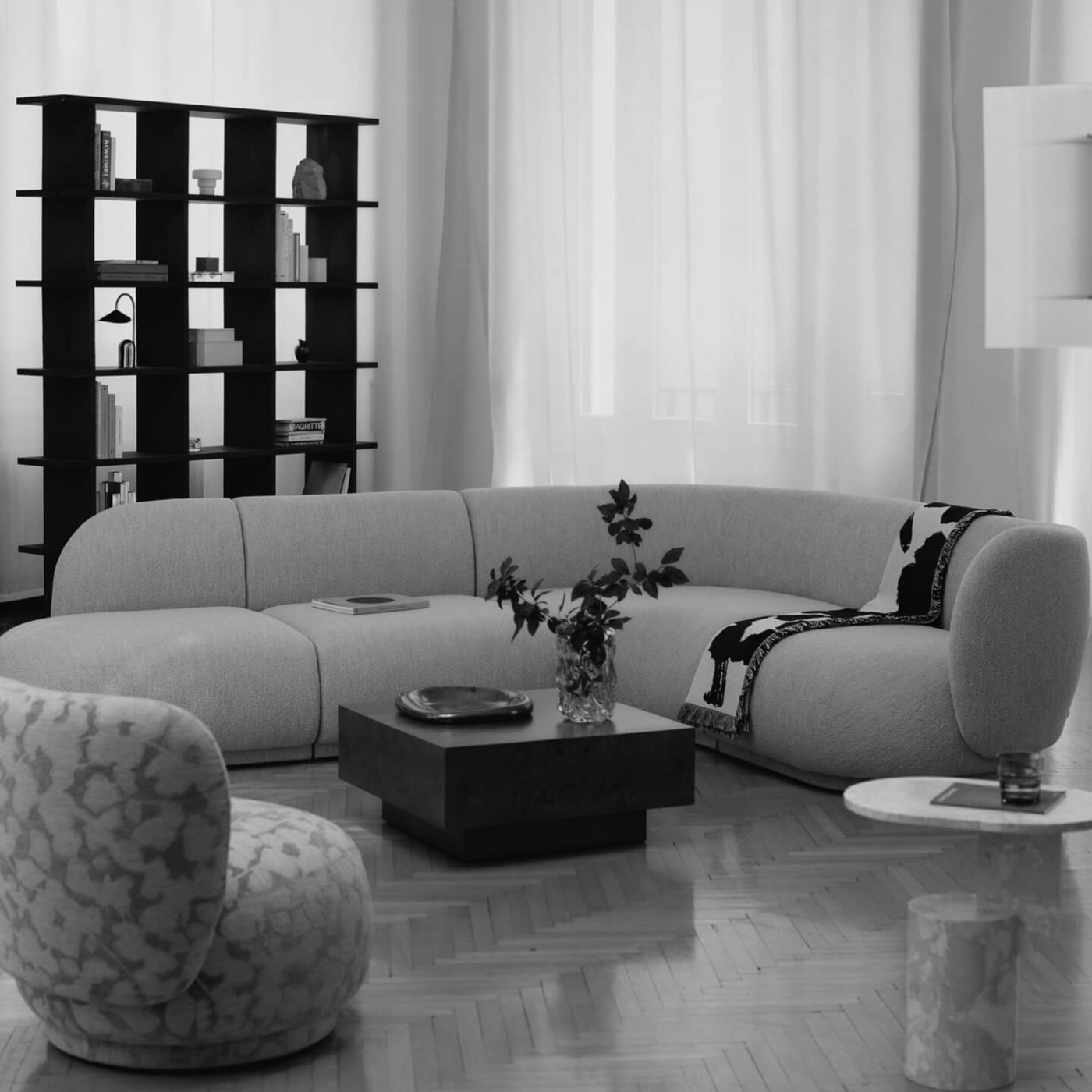 ferm LIVING Rico modular sofa, made to order from someday designs. #module_arm-rest-end-right