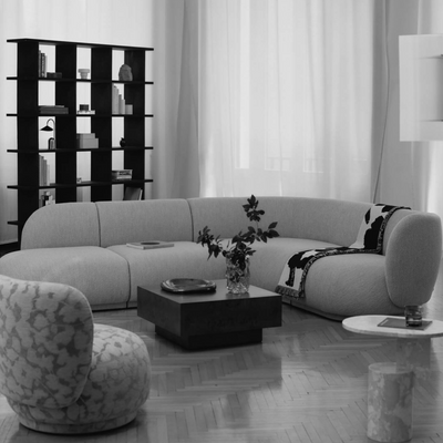 ferm LIVING Rico modular sofa, made to order from someday designs. #module_arm-rest-end-right