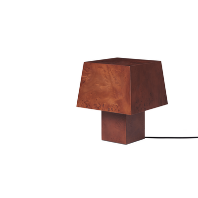 Ferm LIVING Burl Table Lamp in Dark Stained Burl.