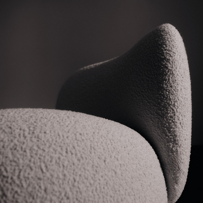 ferm LIVING Rico piccolo lounge, made to order from someday designs. #colour_off-white-nordic-boucle