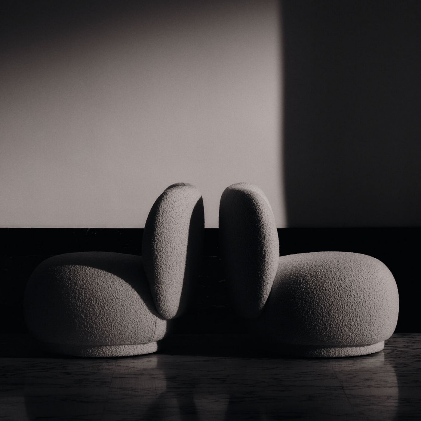 ferm LIVING Rico piccolo lounge, made to order from someday designs. #colour_off-white-nordic-boucle