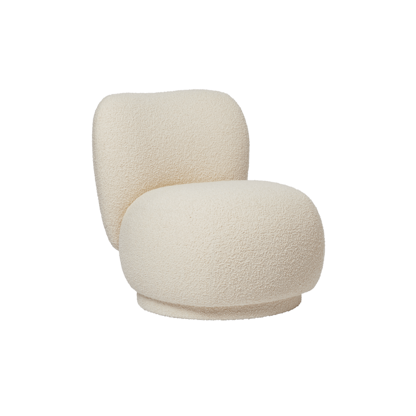 ferm LIVING Rico piccolo lounge, made to order from someday designs. #colour_off-white-nordic-boucle