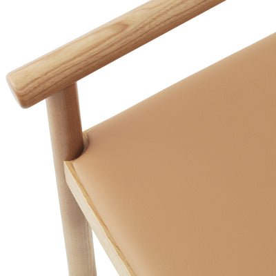Normann Copenhagen Timb Armchair at someday designs. #colour_tan-camel-leather