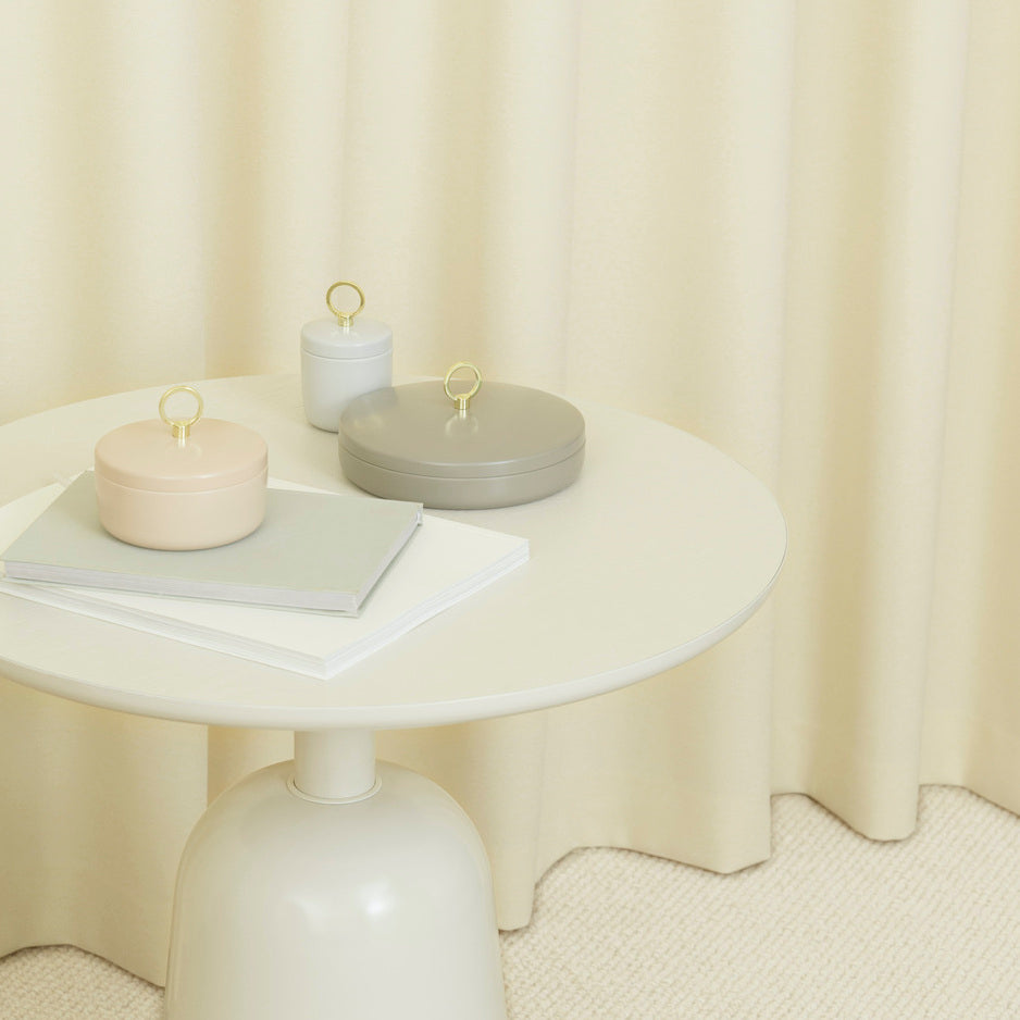 Normann Copenhagen Turn Table at someday designs. #colour_warm-grey
