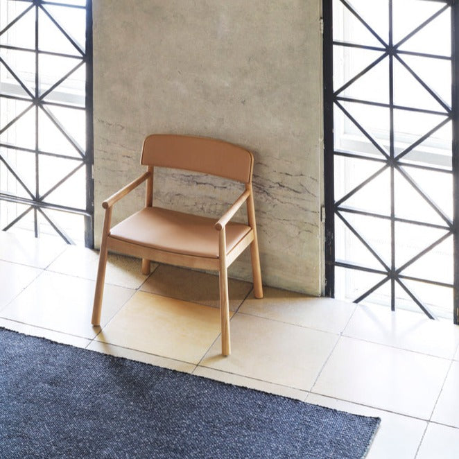 Normann Copenhagen Timb Lounge Chair at someday designs. #colour_tan-camel-leather