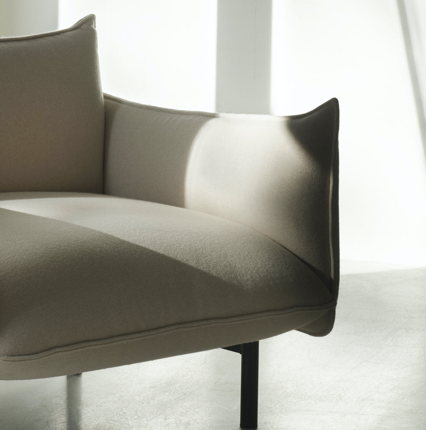 normann copenhagen ark 2 seater modular sofa #colour_divina-md-203