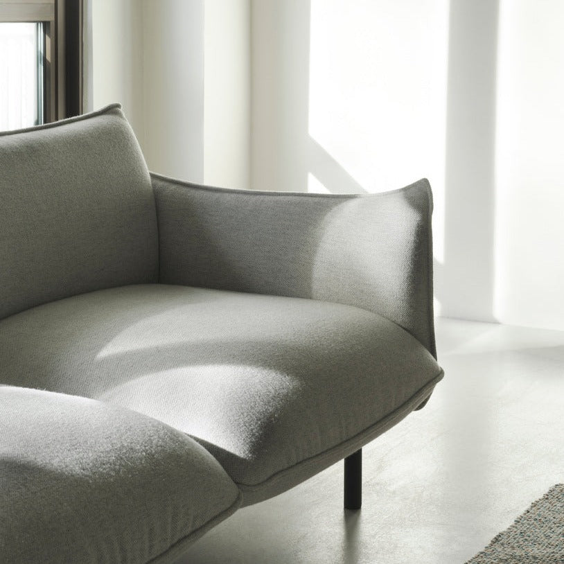 normann copenhagen ark 2 seater modular sofa #colour_hallingdal-110